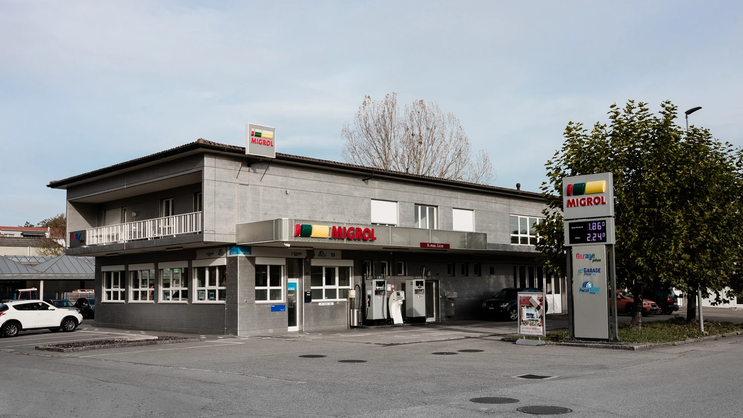 Une station à essence et diesel intégrée au garage PROF-in.